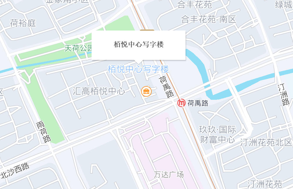 杭州长仁科技位置地图 - 杭州市临平区栢悦中心